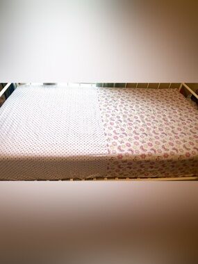 Vintage Y2K Limited Too Twin Sheet Set Butterfly Floral Polka Dot Pink